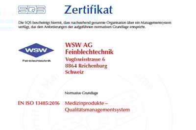 ISO13485-Medizinprodukte
